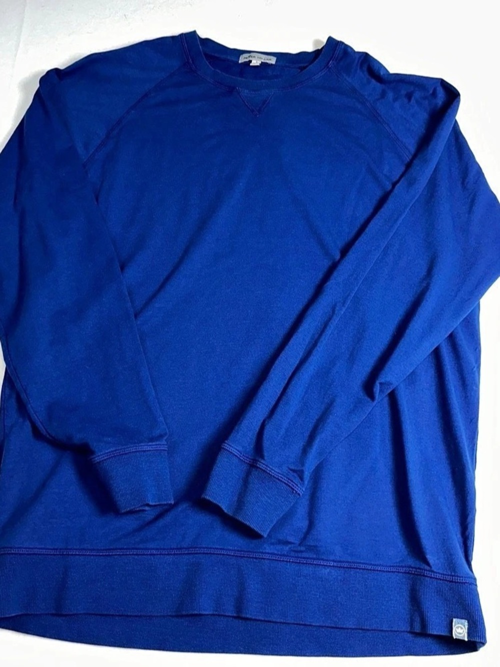 Peter Millar Crown Collection Men's Blue Long Sleeve Sweatshirt Size Large